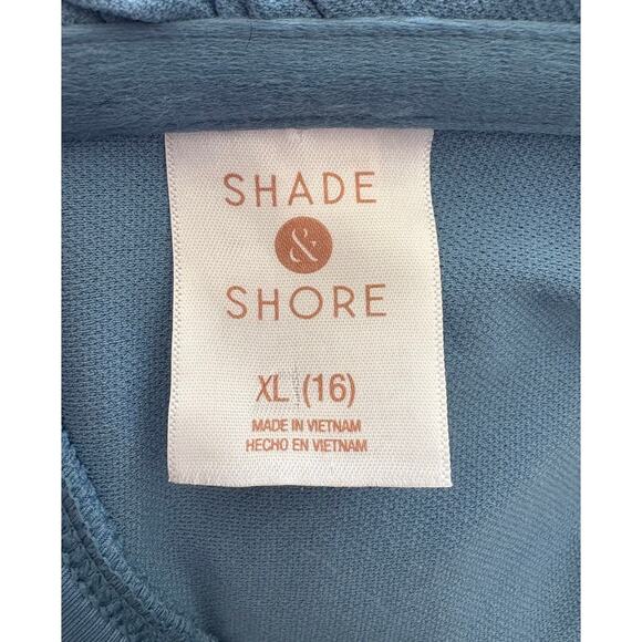 Shade & Shore Light Blue One Piece Swimsuit XL - Picture 4 of 4